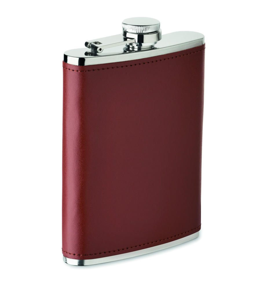 Logo trade promotional products image of: Slim hip flask 200 ml