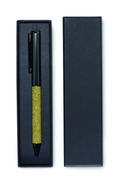 Logo trade promotional merchandise image of: Twist metal ballpen in box