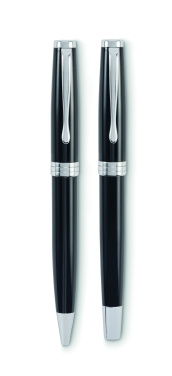 Logo trade promotional merchandise photo of: Ball pen and roller set
