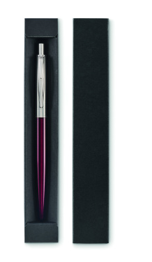 Logo trade advertising products picture of: Push button pen in box