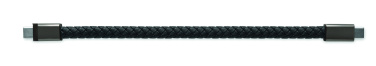 Logotrade promotional gift picture of: Braided bracelet cable type-C