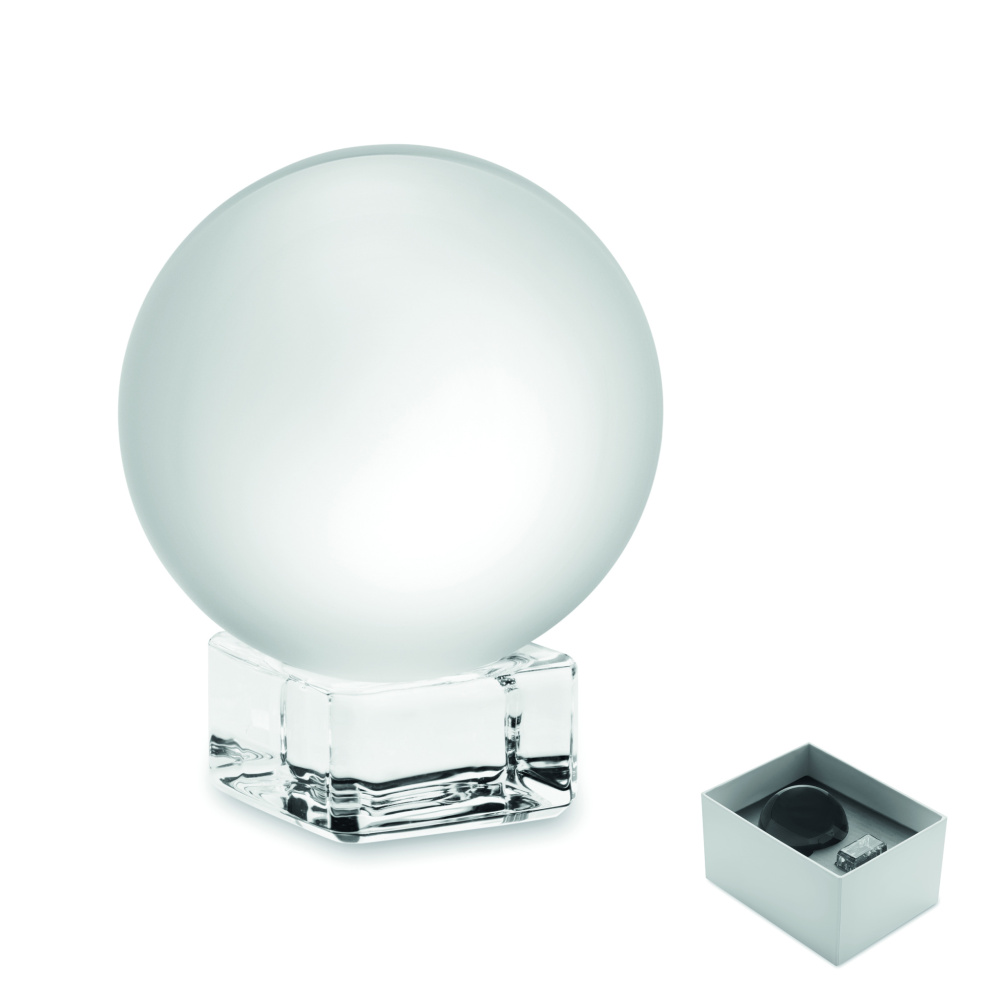 Logotrade promotional giveaways photo of: Glass round award