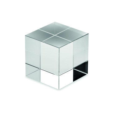 Logo trade advertising products picture of: Glass cube award