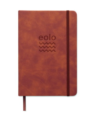 Logotrade promotional giveaway image of: A5 smokey PU notebook