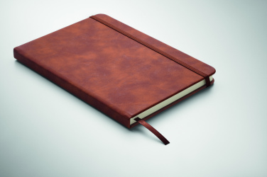 Logo trade promotional gifts picture of: A5 smokey PU notebook