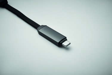 Logo trade promotional gifts image of: 60W charging cable keyring