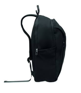 Logo trade business gifts image of: 15" soft PU laptop backpack