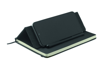 Logotrade advertising product image of: A5 notebook with phone holder