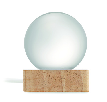 Logo trade promotional gifts image of: LED glass ball