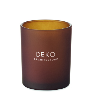 Logo trade promotional gifts picture of: Plant based wax candle 80 gr
