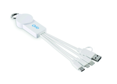 Logotrade promotional gift picture of: 2 in 1 charging cable type-C