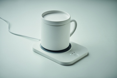 Logotrade promotional giveaways photo of: Wireless charger mug warmer set