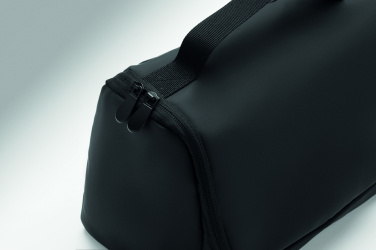 Logo trade promotional giveaways picture of: Cosmetic hanging bag in PU