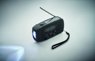 Logotrade corporate gifts photo of: Portable radio SOS with LED torch