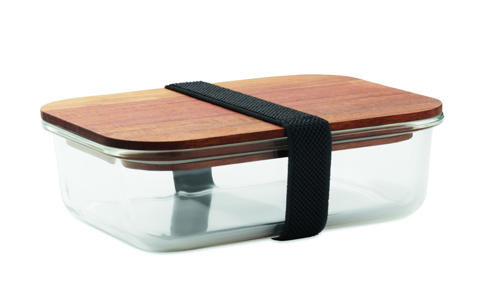 Logo trade promotional merchandise image of: Glass lunch box 800ml