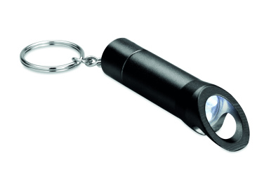 Logo trade advertising products image of: Metal torch key ring Ylivieska
