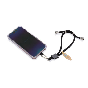 Logotrade promotional gift picture of: CarryLoop RCS recycled PET adjustable phone holder wristlet