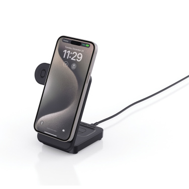 Logotrade promotional gifts photo of: Urban Vitamin Arcadia RCS rplastic 15W 3in1 magnetic charger