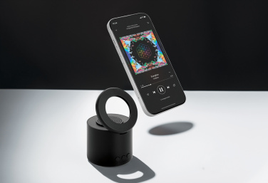 Logotrade promotional product picture of: Magpulse RCS recycled plastic 3W speaker w/magnetic holder