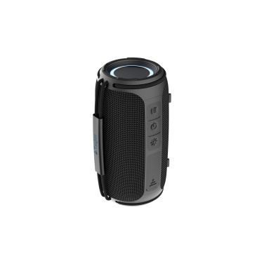 Logo trade promotional merchandise picture of: Prisma RCS recycled plastic IPX 4 waterpoof 16W speaker
