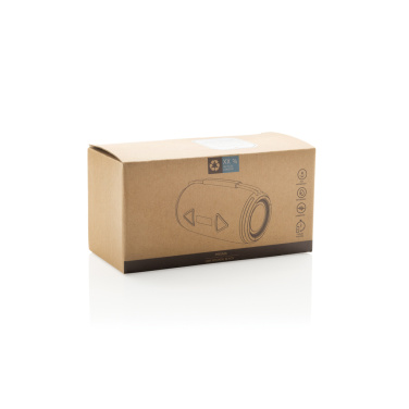 Logo trade promotional item photo of: Prisma RCS recycled plastic IPX 4 waterpoof 16W speaker