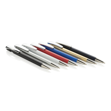 Logo trade promotional merchandise image of: Glide GRS certified R-ABS Metal Clip Pen