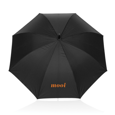 Logotrade corporate gifts photo of: Swiss Peak Vero Aware™ RPET 25” umbrella w luxe handle