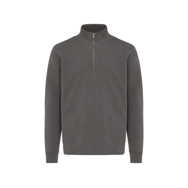 Logo trade business gift photo of: IQONIQ Elgon recycled cotton quarter zip sweater