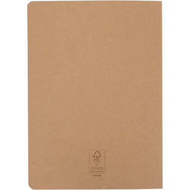 Logotrade advertising product image of: Slyk A5 kraft cahier notebook with dotted pages