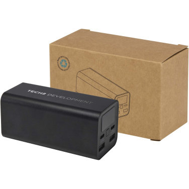 Logo trade promotional gifts picture of: Acamar 20.000 mAh 70W recycled aluminium laptop power bank