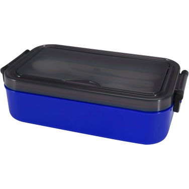 Logo trade business gift photo of: Snappy lunch box and cutlery set