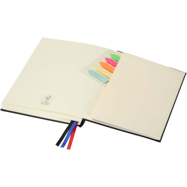 Logo trade promotional gifts picture of: Alder A5 hard cover notebook