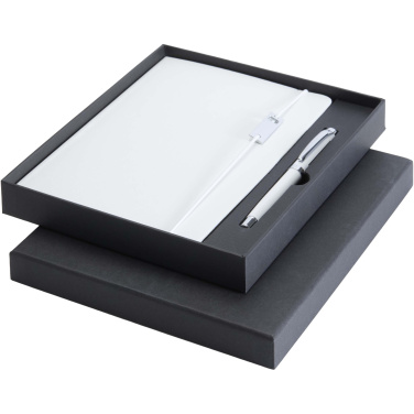 Logotrade promotional gift image of: Legato Elegance A5 hard cover notebook and rollerball pen set