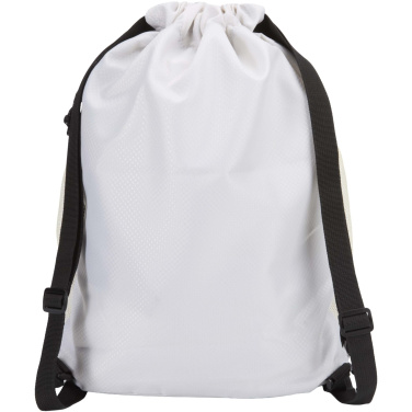Logo trade promotional products picture of: Nomad GRS recycled sports drawstring bag with bottom compartment 18L