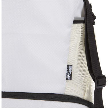 Logo trade promotional merchandise image of: Nomad GRS recycled sports drawstring bag with bottom compartment 18L