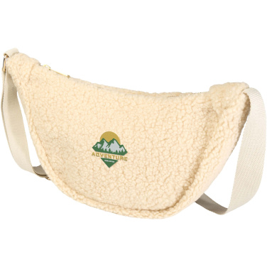 Logotrade corporate gift picture of: Bear GRS recycled sherpa crossbody bag 3L