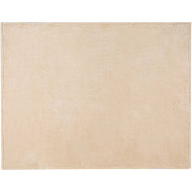 Logo trade promotional item photo of: Ashen GRS recycled sherpa blanket