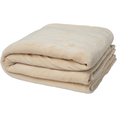 Logotrade promotional gift picture of: Ashen GRS recycled sherpa blanket