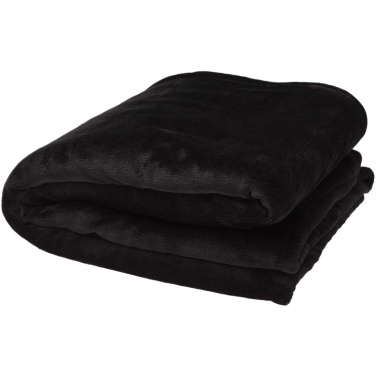 Logo trade advertising product photo of: Ashen GRS recycled sherpa blanket