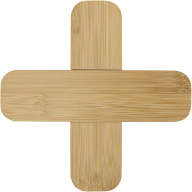 Logotrade corporate gift picture of: Croc bamboo trivet - large