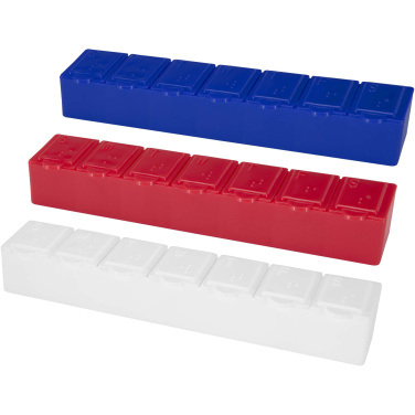 Logo trade promotional items image of: Dose 7-day multi-vitamin organiser