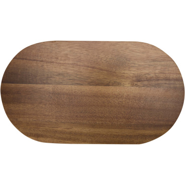 Logo trade promotional gift photo of: Edge acacia wood serving tray