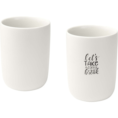 Logotrade promotional item image of: Male 350 ml ceramic cups - set of 2