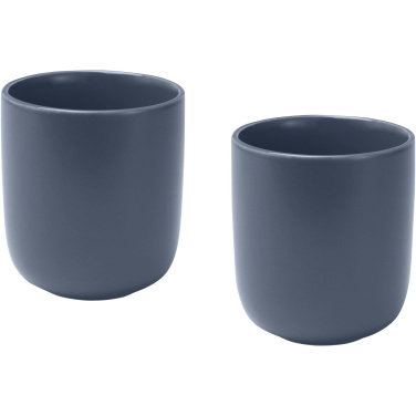 Logo trade promotional products picture of: Male 200 ml ceramic cups - set of 2