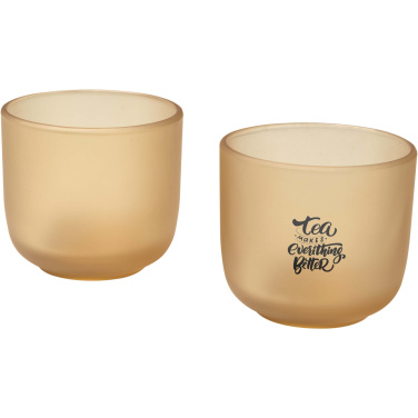 Logo trade promotional merchandise photo of: Male 200 ml glass cups - set of 2
