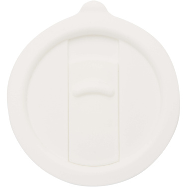 Logo trade promotional products image of: Carter 450 ml ceramic mug with plastic lid