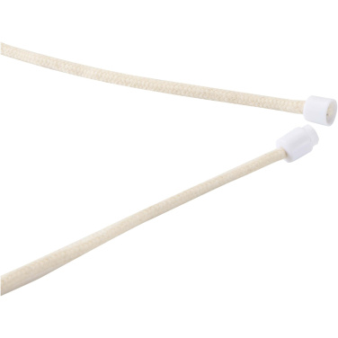 Logo trade advertising product photo of: Adhab smartphone lanyard with bamboo details