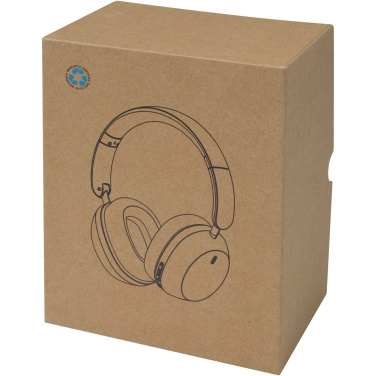 Logotrade promotional gift image of: Hoggar recycled plastic over-ear foldeable ANC and ENC headphones