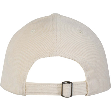 Logo trade promotional giveaways picture of: Hutton 6 panel recycled corduroy cap