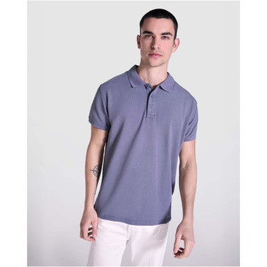 Logo trade corporate gifts picture of: Cobain short sleeve unisex polo